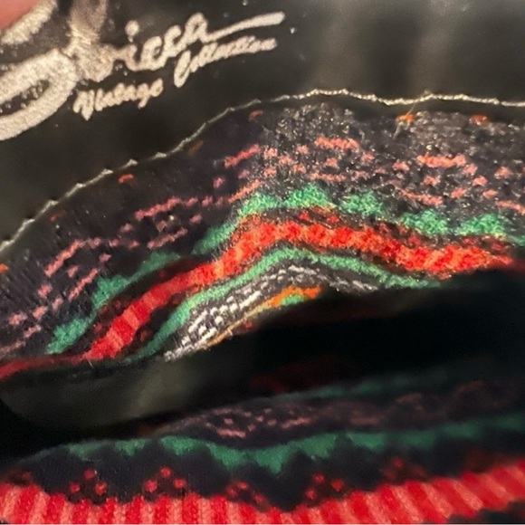 Sbicca “hard to find” BLACK Suede Macramé Fringe Boot. Vintage - Picture 13 of 16